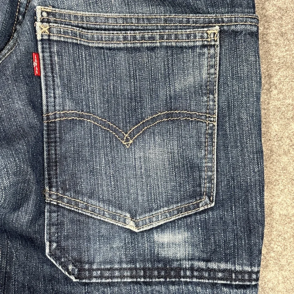 Levi's 511 Skinny Jeans Mens 33x30‎ Blue Dark Wash Denim Cotton Pants